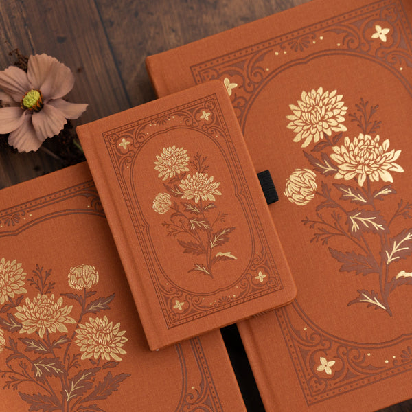 Chrysanthemum Dot Grid Notebook