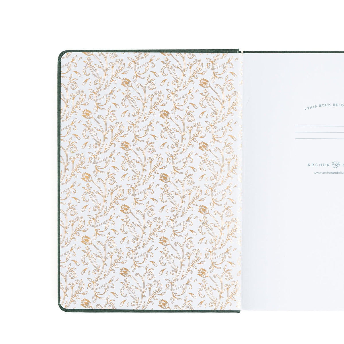 Antique Floral: Notebook