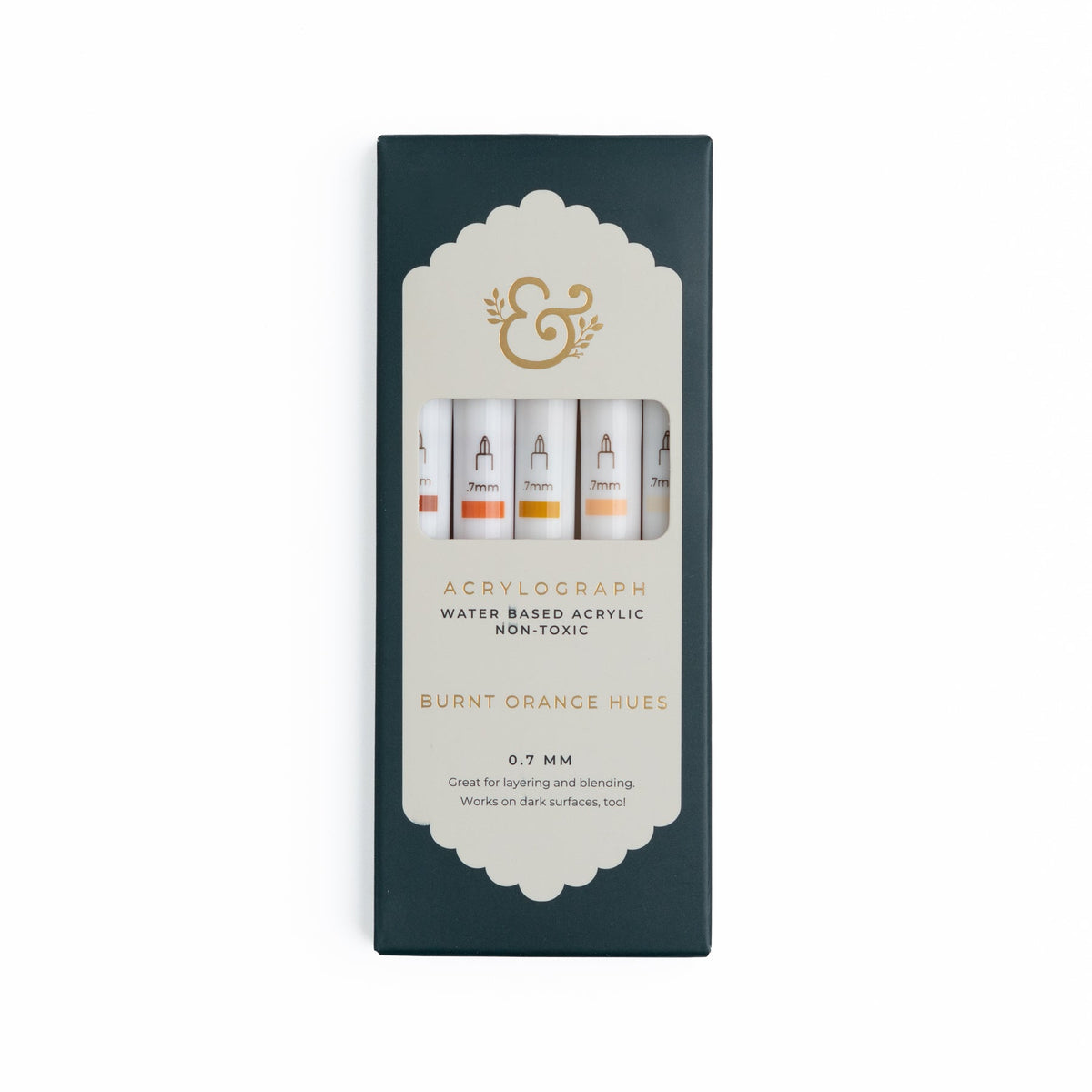 Burnt Orange Hues Sets of 5
