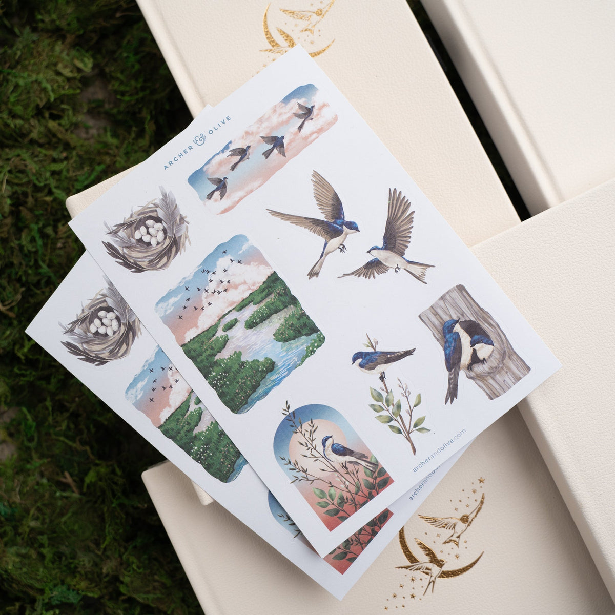 Swallows Sticker Set