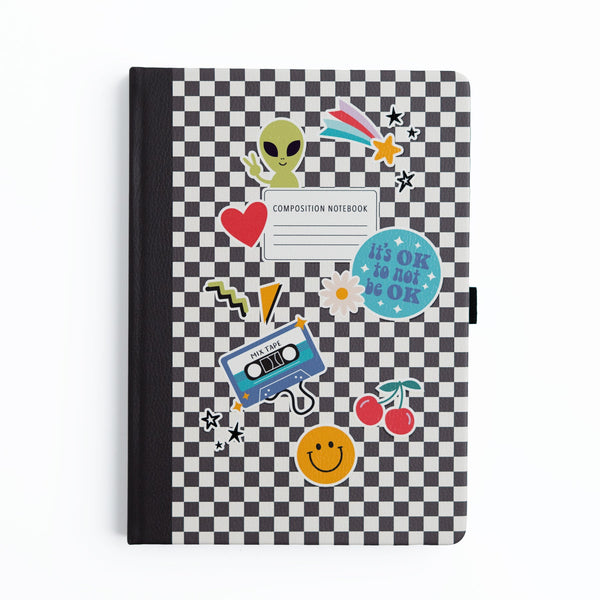 B5: Nostalgia Composition Dot Grid Notebook