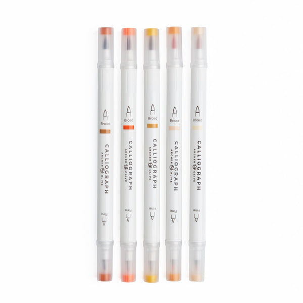 Burnt Orange Hues Sets of 5