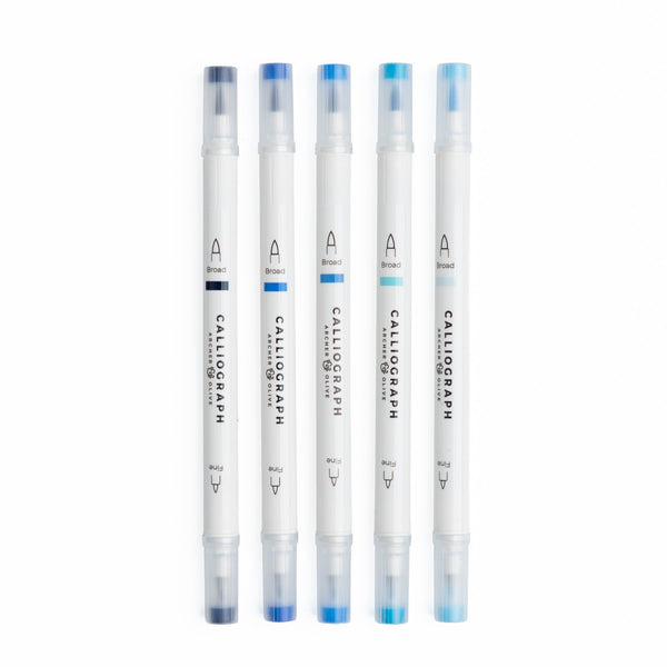 Indigo Hues Sets of 5