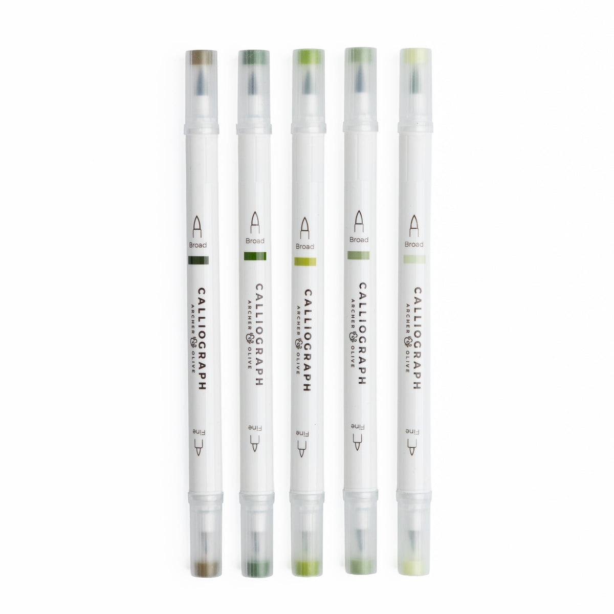 Leaf Green Hues Sets of 5