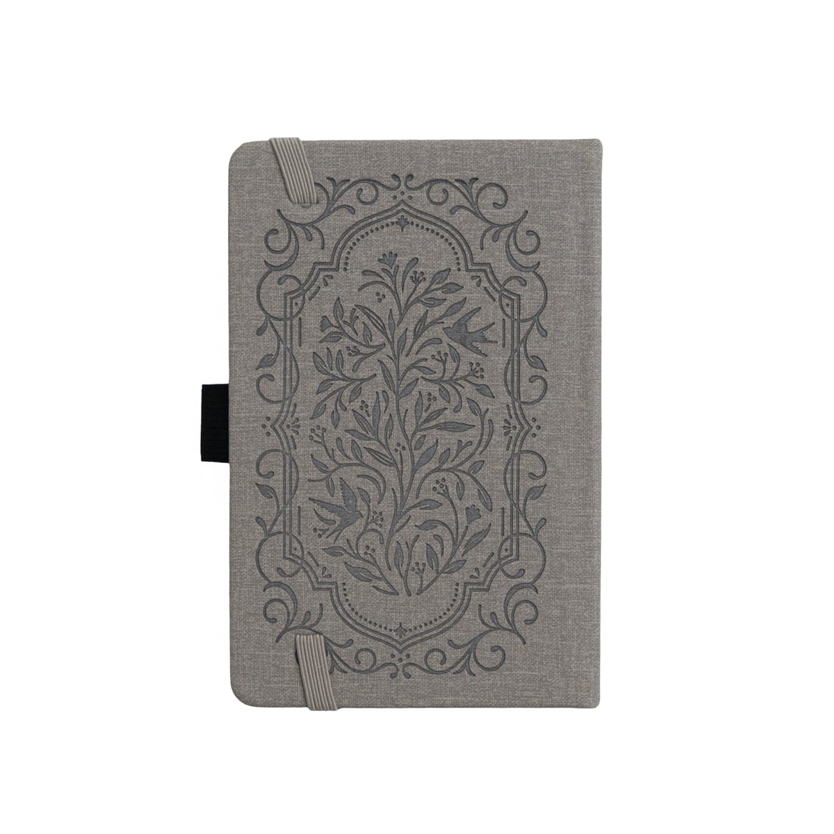 Songbird in Warm Gray Dot Grid Notebook