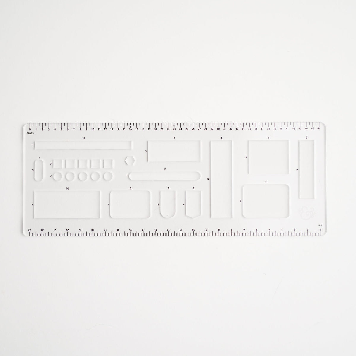 B5 Dot Grid Planner Stencil