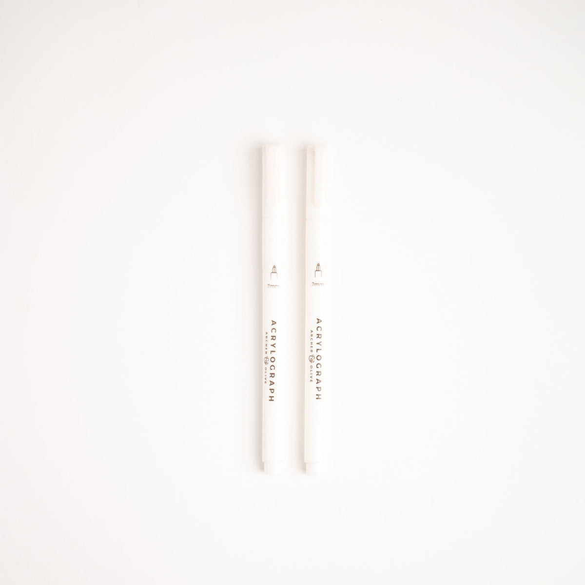 Acrylograph Pen Set of 2: 0.7mm Tip