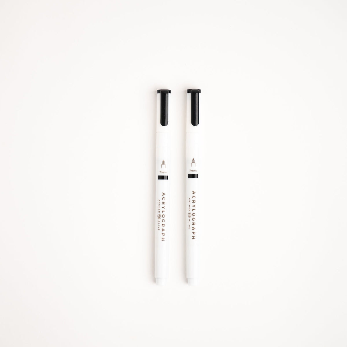 Acrylograph Pen Set of 2: 0.7mm Tip