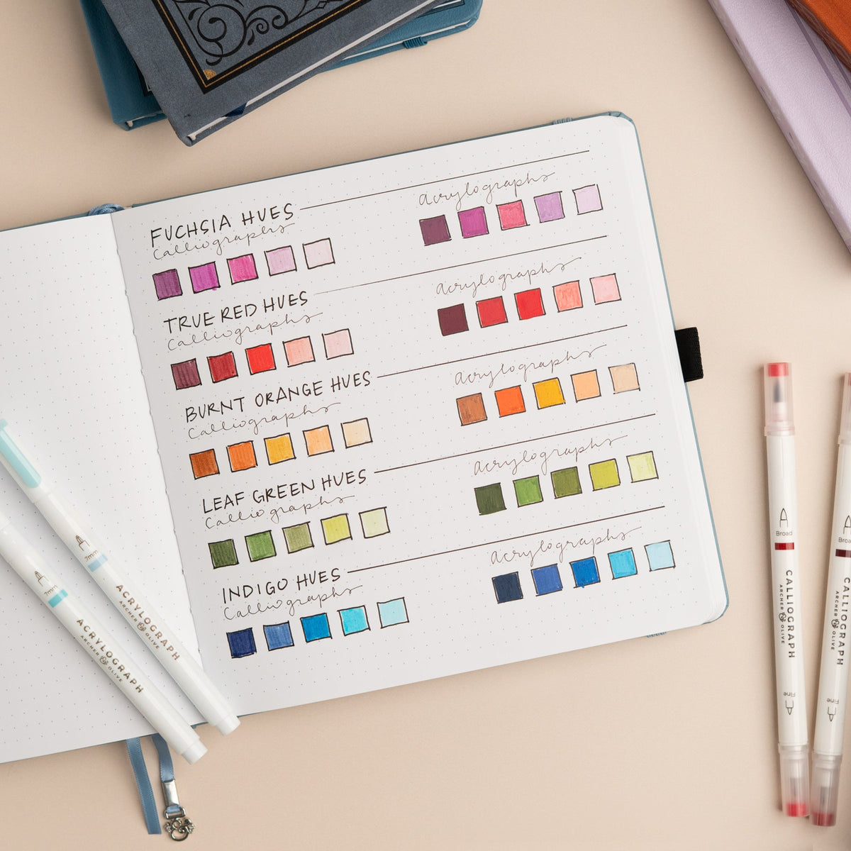 Fuchsia Hues Sets of 5