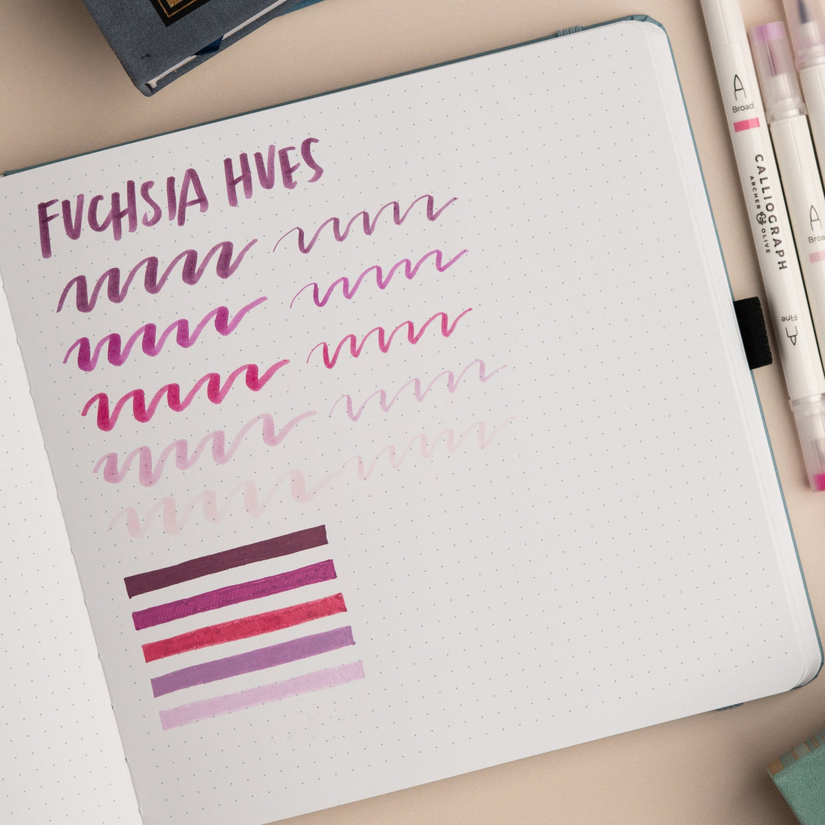 Fuchsia Hues Sets of 5