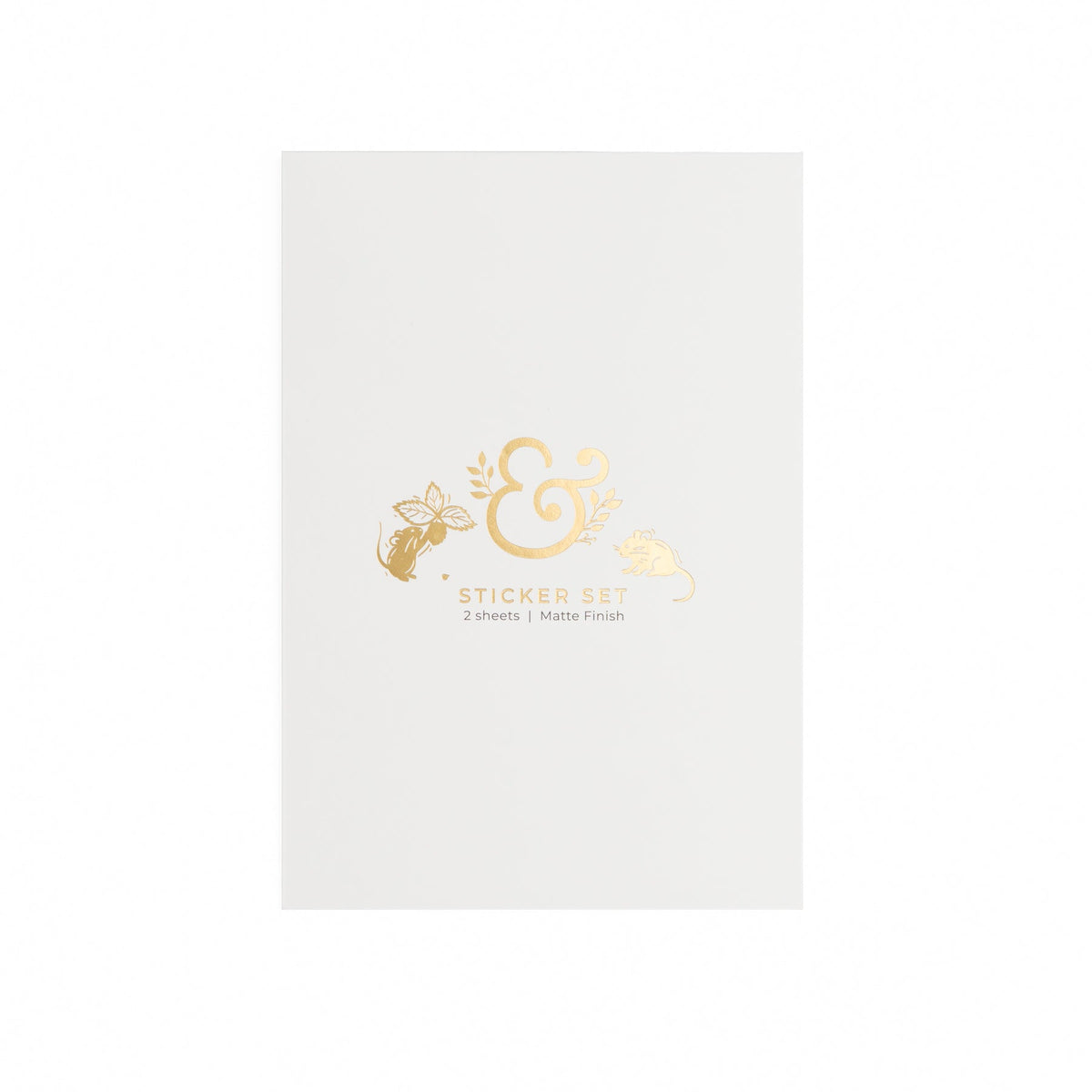 Field Mouse Sticker Set