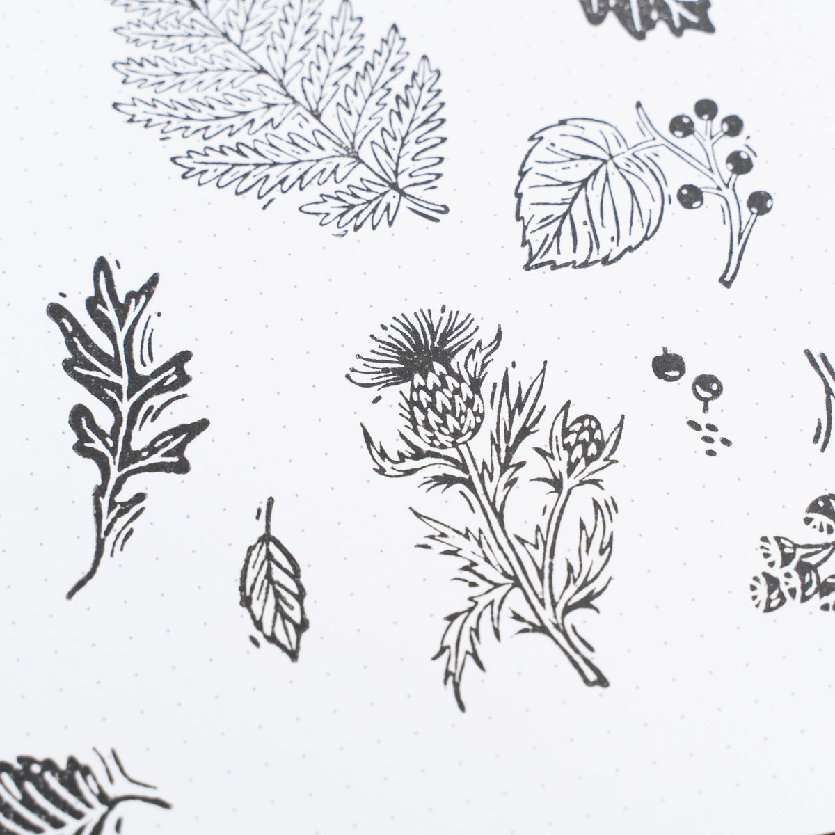 Forest Foliage Acrylic Stamps