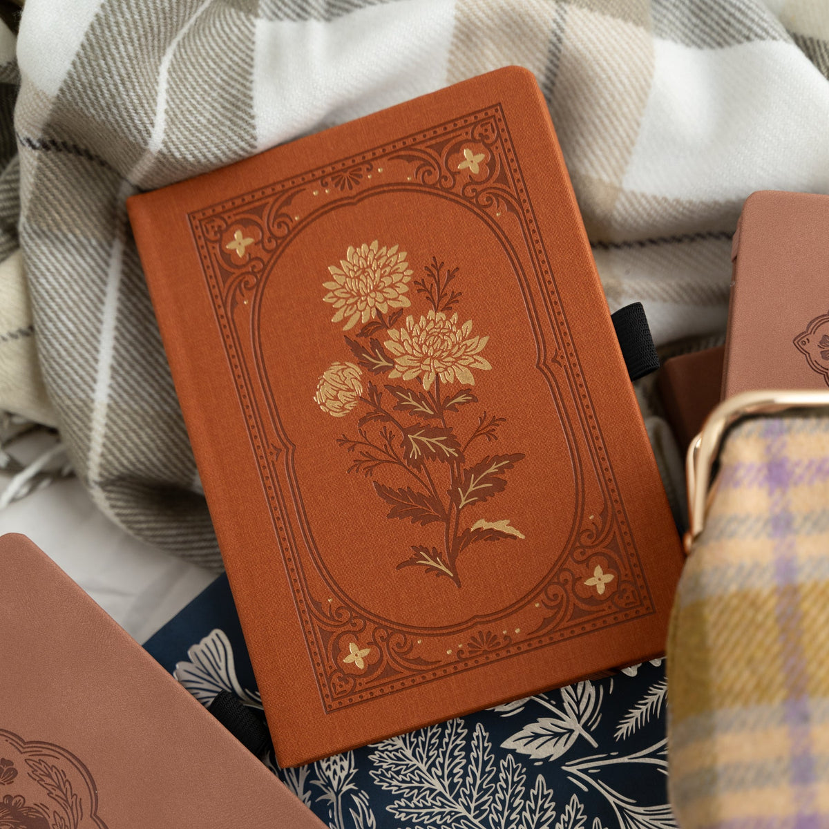 Chrysanthemum Dot Grid Notebook