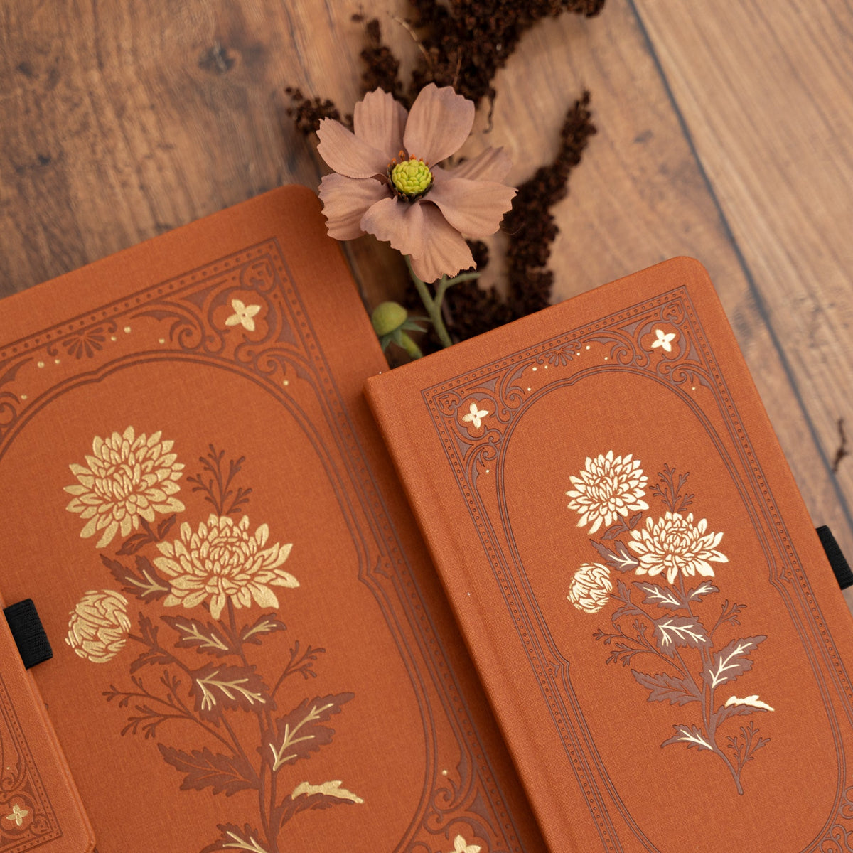 Chrysanthemum Dot Grid Notebook