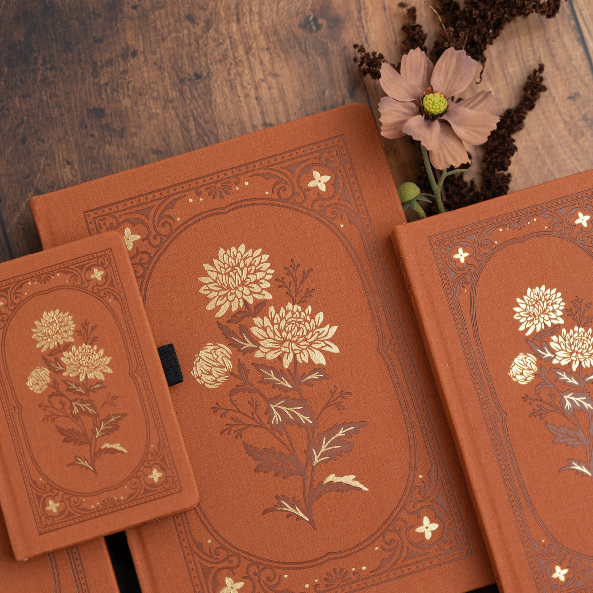 Chrysanthemum Dot Grid Notebook