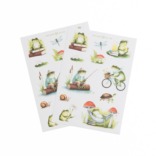 Literary Frog | Stickers