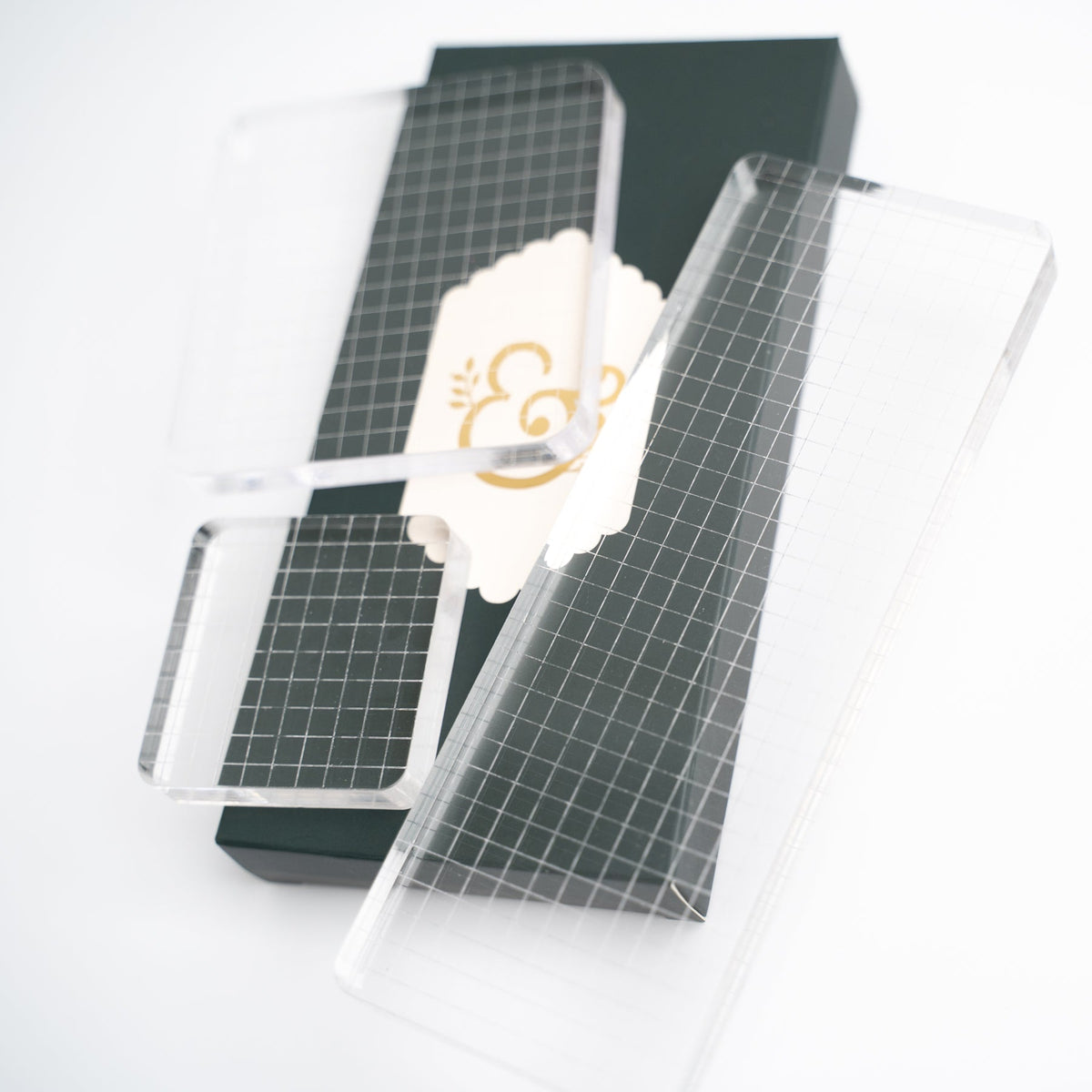 Acrylic Stamping Block Set of 3