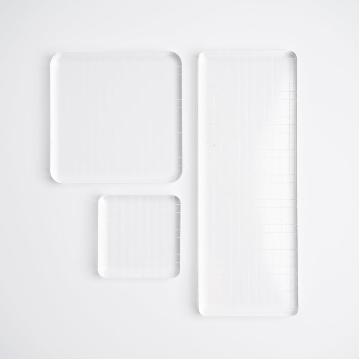 Acrylic Stamping Block Set of 3
