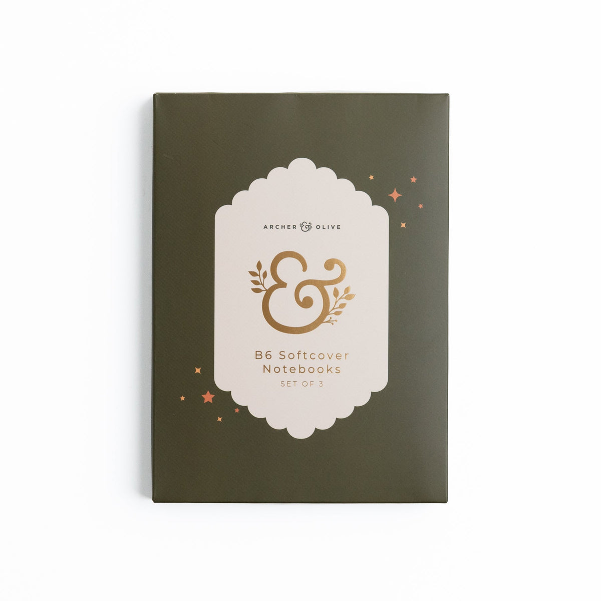 B6 Softcover Notebooks - Set of 3
