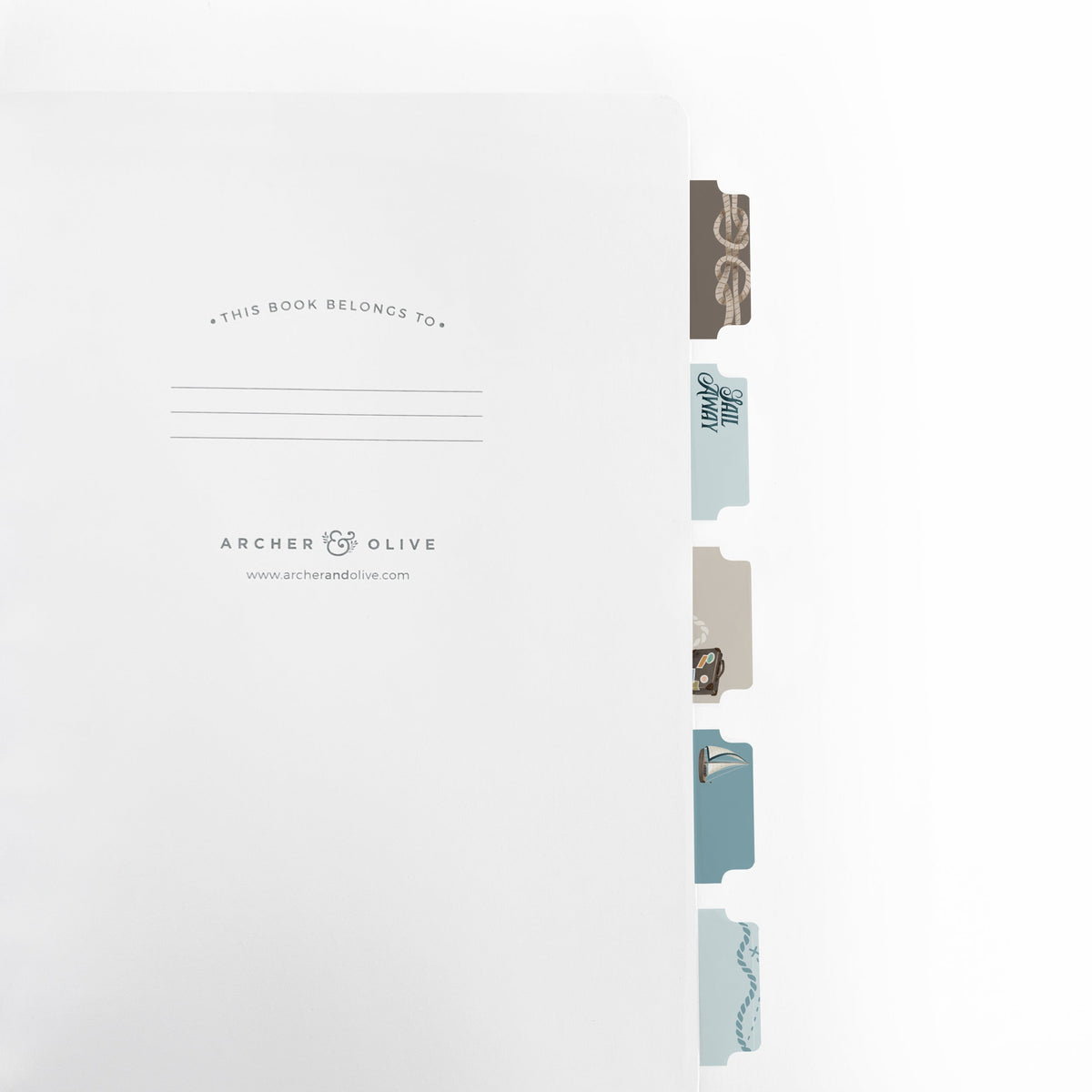 Compass Printable Planner Tabs