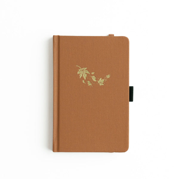 Pocket Swirling Leaves: Dot Grid Notebook