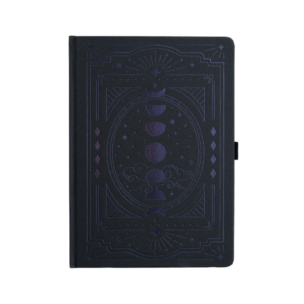 B5: Black on Black Wonderstruck White Pages