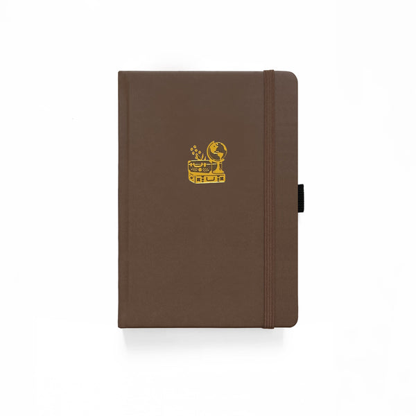A5 Dot Grid Notebook: Globe Trotter