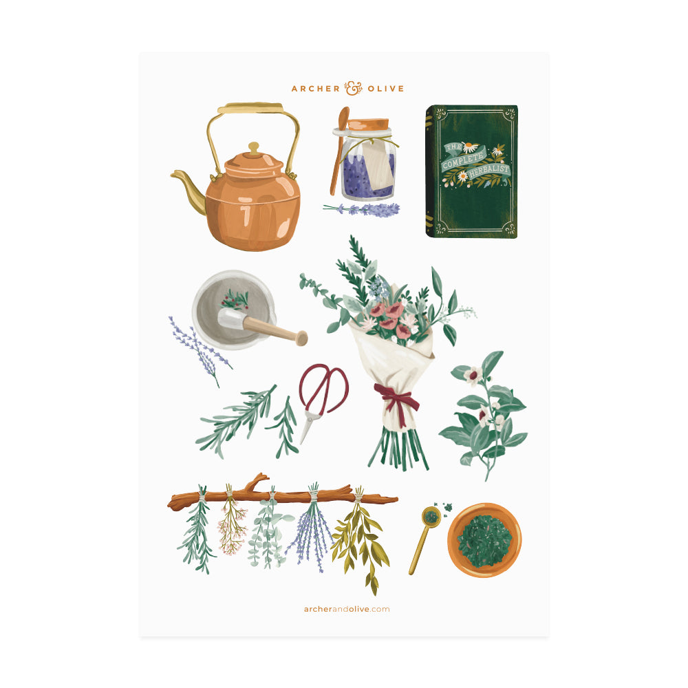 Botanist Printable Stickers