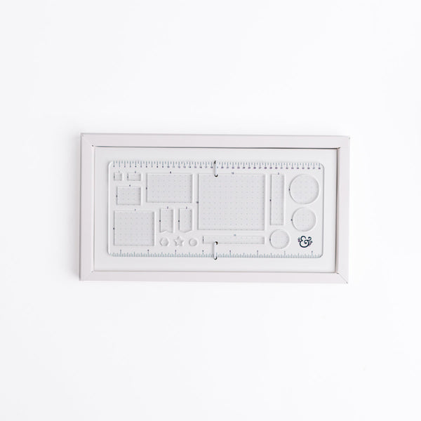 A5 Dot Grid Planner Stencil