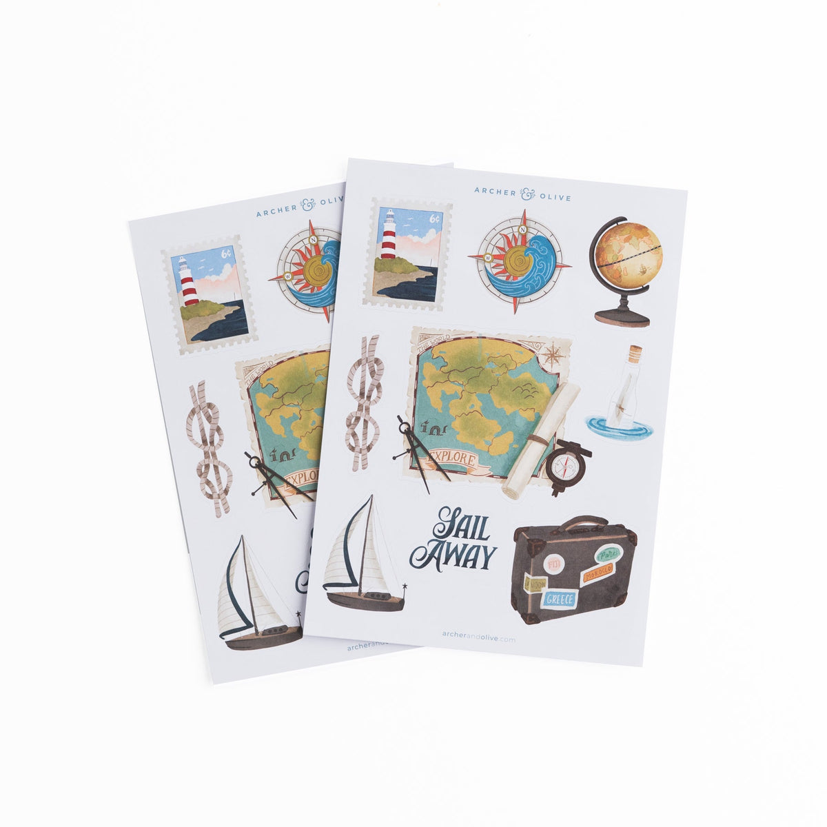 Compass Stickers