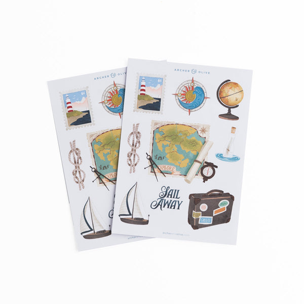 Compass Stickers